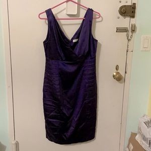 Calvin Klein purple sheath dress